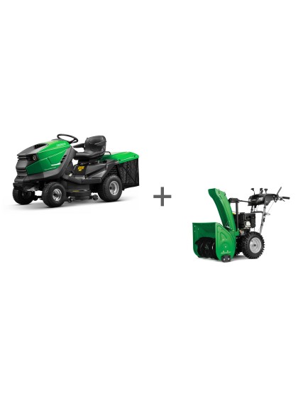 Машина газонокосильная Caiman Rapido Max 2WD 107D1C2 + Снегоуборщик Caiman Valto 30CVE