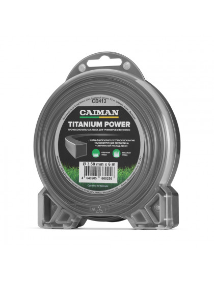 Леска CAIMAN Titanium Power квадрат 3,5 мм 6 м