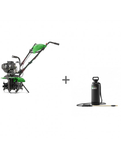Культиватор бензиновый Caiman SUPERTILLER MB 25H + Опрыскиватель TELESCOPIC 8 в подарок!