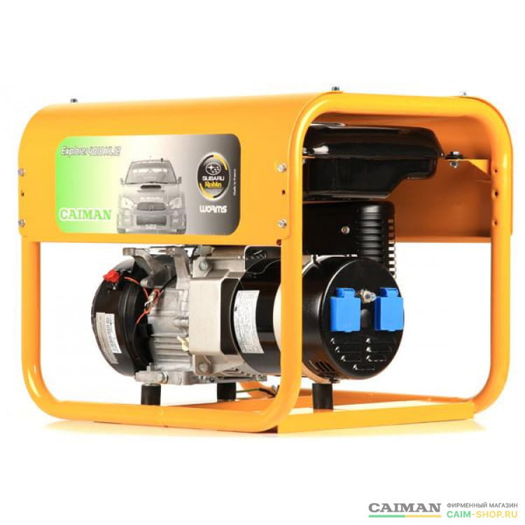 Бензиновый генератор Caiman Explorer 4010XL12 + набор транспортировочный в подарок!