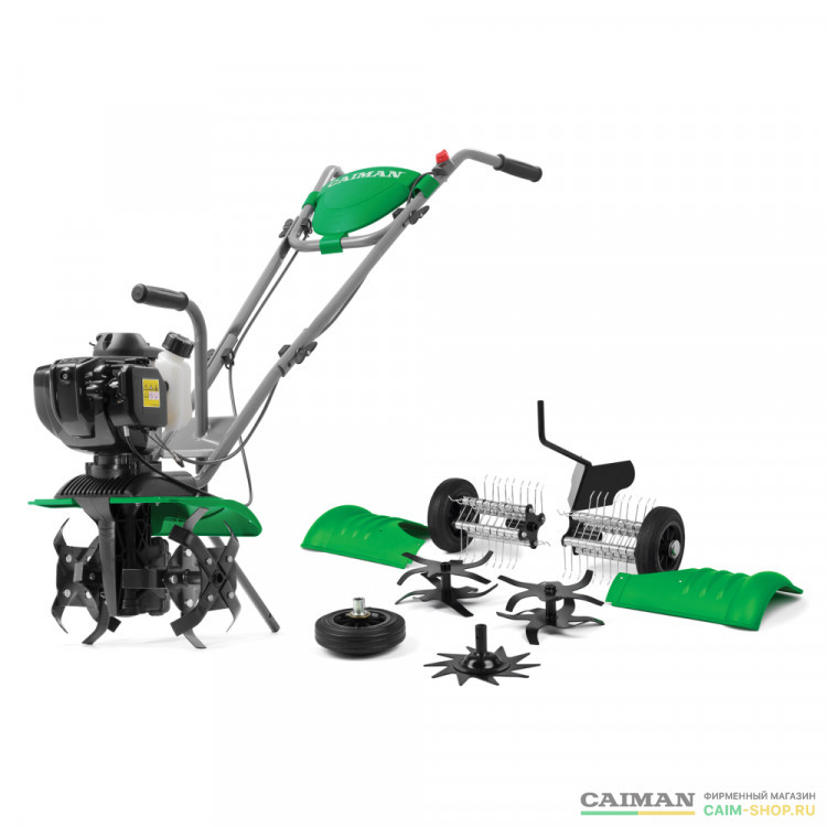Культиватор бензиновый Caiman Supertiller MB 30C + комплект Экстра